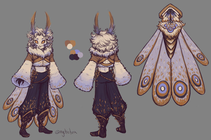 Moth Character Design